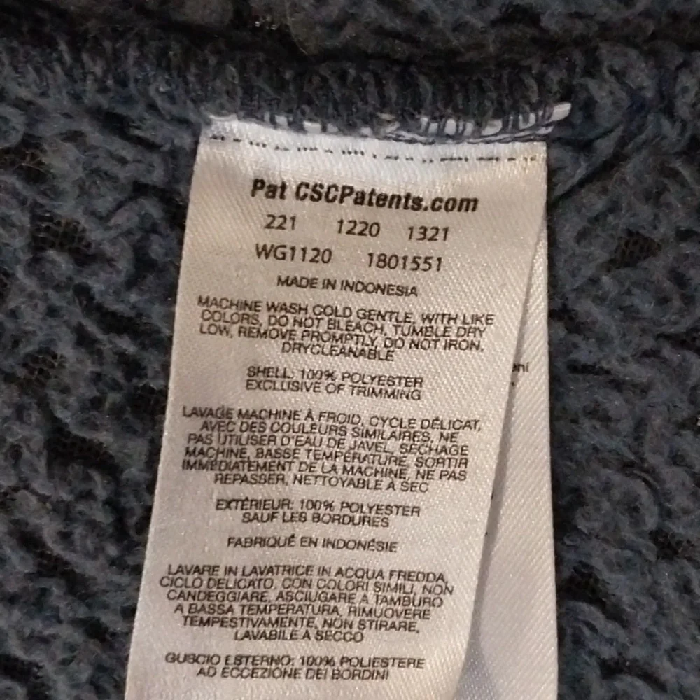 Columbia Fuzzy Fleece Blue Kids Jacket XXS 4/5